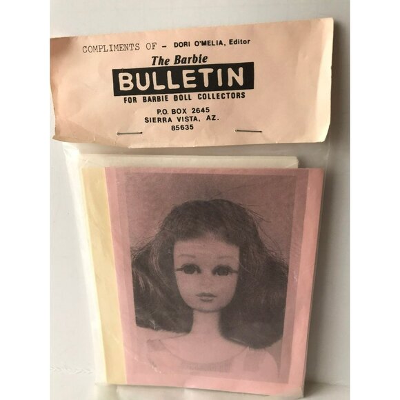 Vintage 1982 The Barbie Bulletin Notecards "For The Barbie Collectors" Dori - Picture 1 of 7
